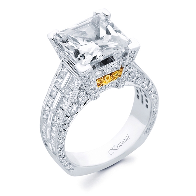 18KTW INVISIBLE SET ENGAGEMENT RING 2.40CT